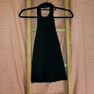 Zara Black Knit Halter